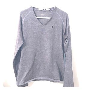 UNDER ARMOUR heat gear v neck long sleeve